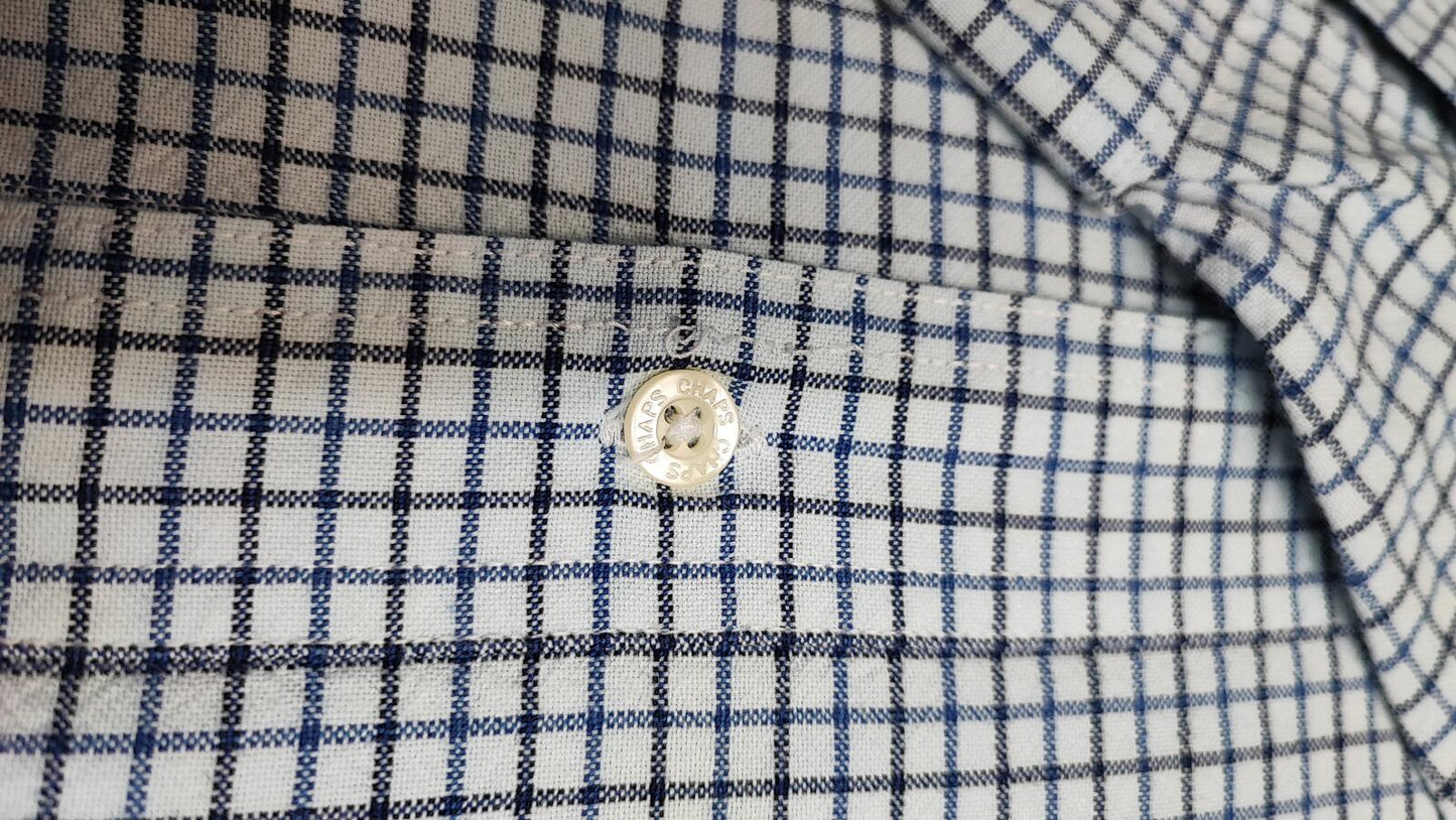 Vintage Chaps Checked Long Sleeve Casual Preppy Plaid Shirt Men's Size XXL