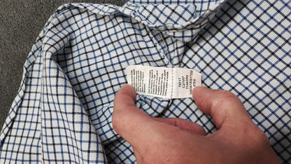 Vintage Chaps Checked Long Sleeve Casual Preppy Plaid Shirt Men's Size XXL