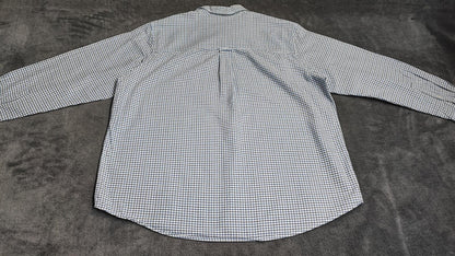 Vintage Chaps Checked Long Sleeve Casual Preppy Plaid Shirt Men's Size XXL