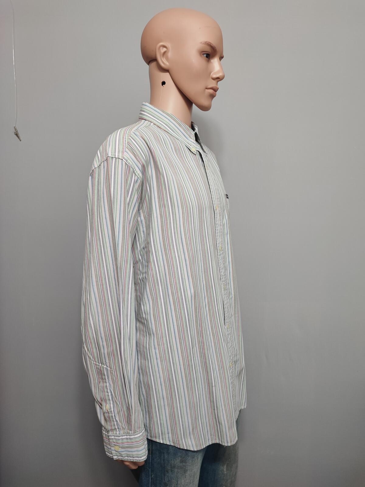 Vintage Chaps Checked Long Sleeve Shirt Multicolour Men's Size XXL