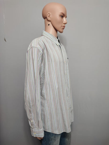 Vintage Chaps Checked Long Sleeve Shirt Multicolour Men's Size XXL