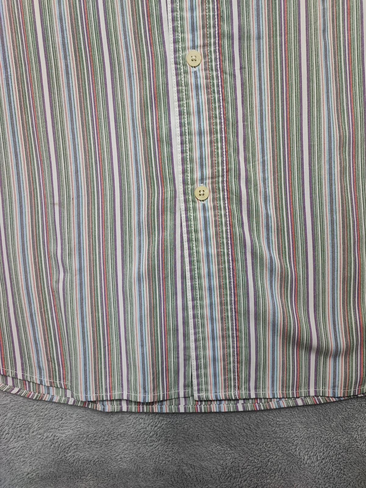 Vintage Chaps Checked Long Sleeve Shirt Multicolour Men's Size XXL