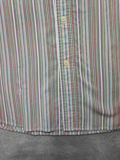 Vintage Chaps Checked Long Sleeve Shirt Multicolour Men's Size XXL
