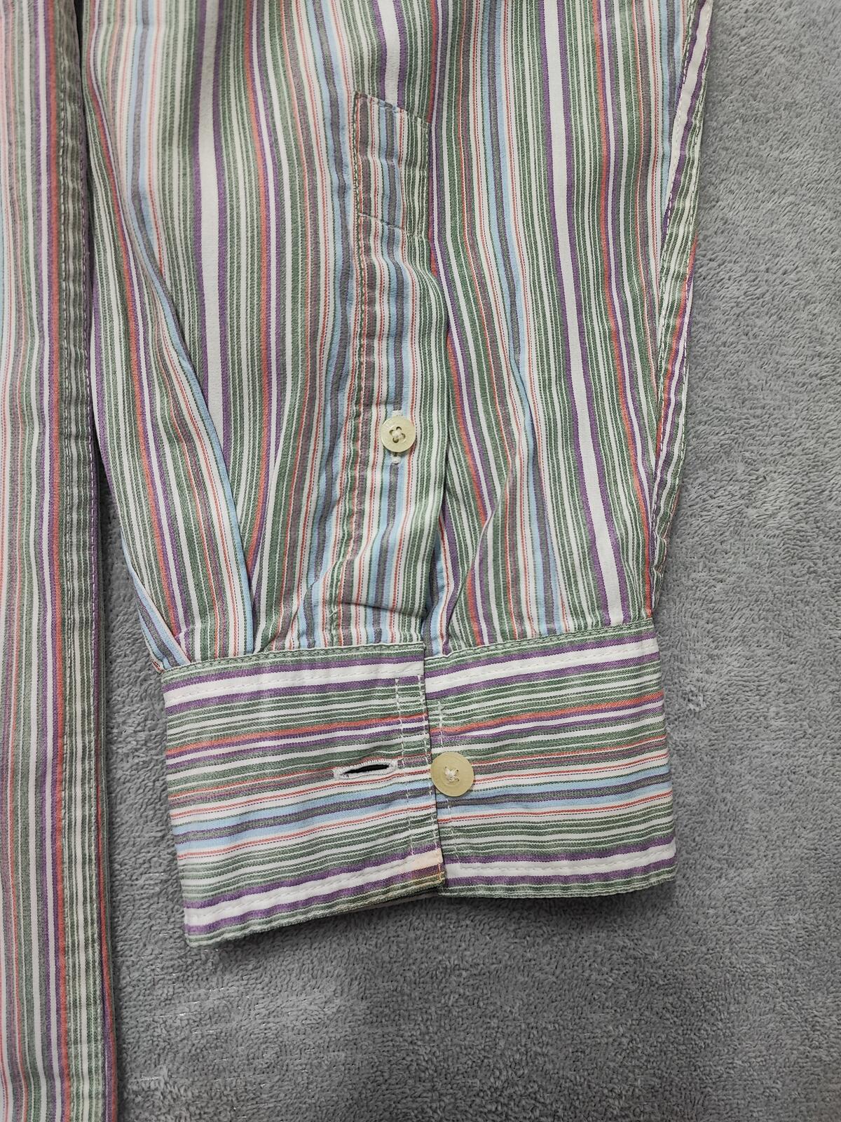 Vintage Chaps Checked Long Sleeve Shirt Multicolour Men's Size XXL