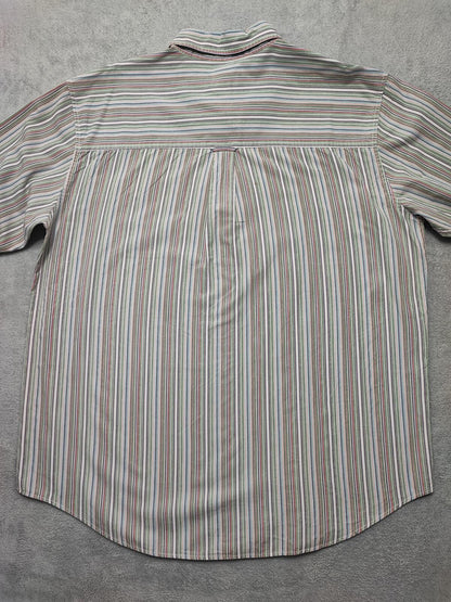 Vintage Chaps Checked Long Sleeve Shirt Multicolour Men's Size XXL