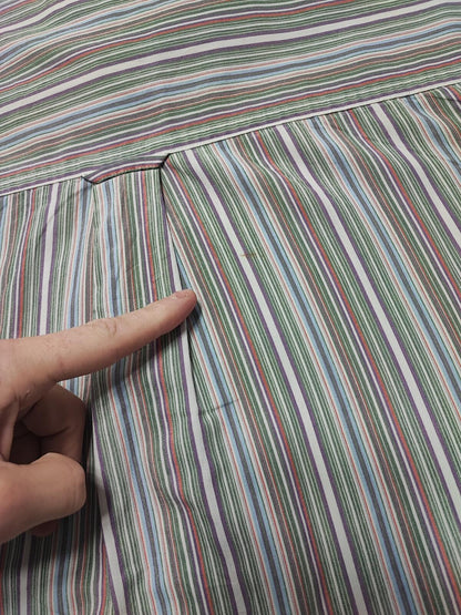 Vintage Chaps Checked Long Sleeve Shirt Multicolour Men's Size XXL
