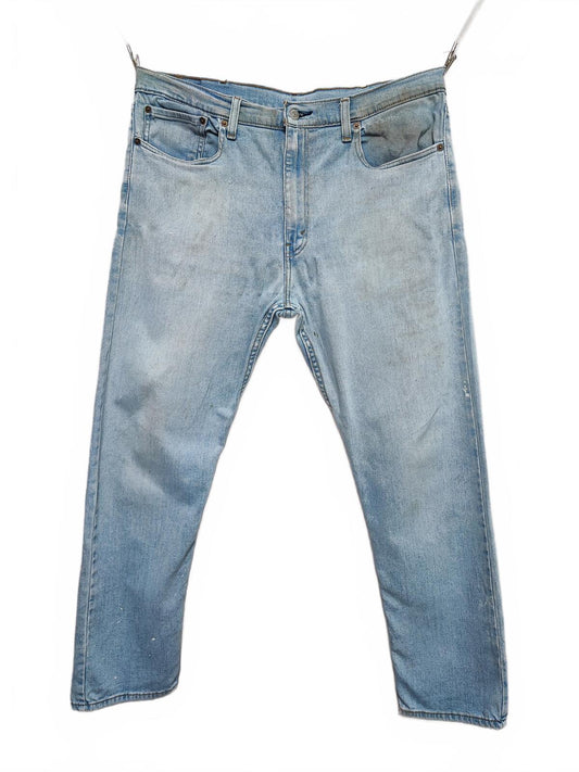 Vintage Levi's 502 Regular Taper Jeans Faded Blue Grunge Skater Men's W38 L31
