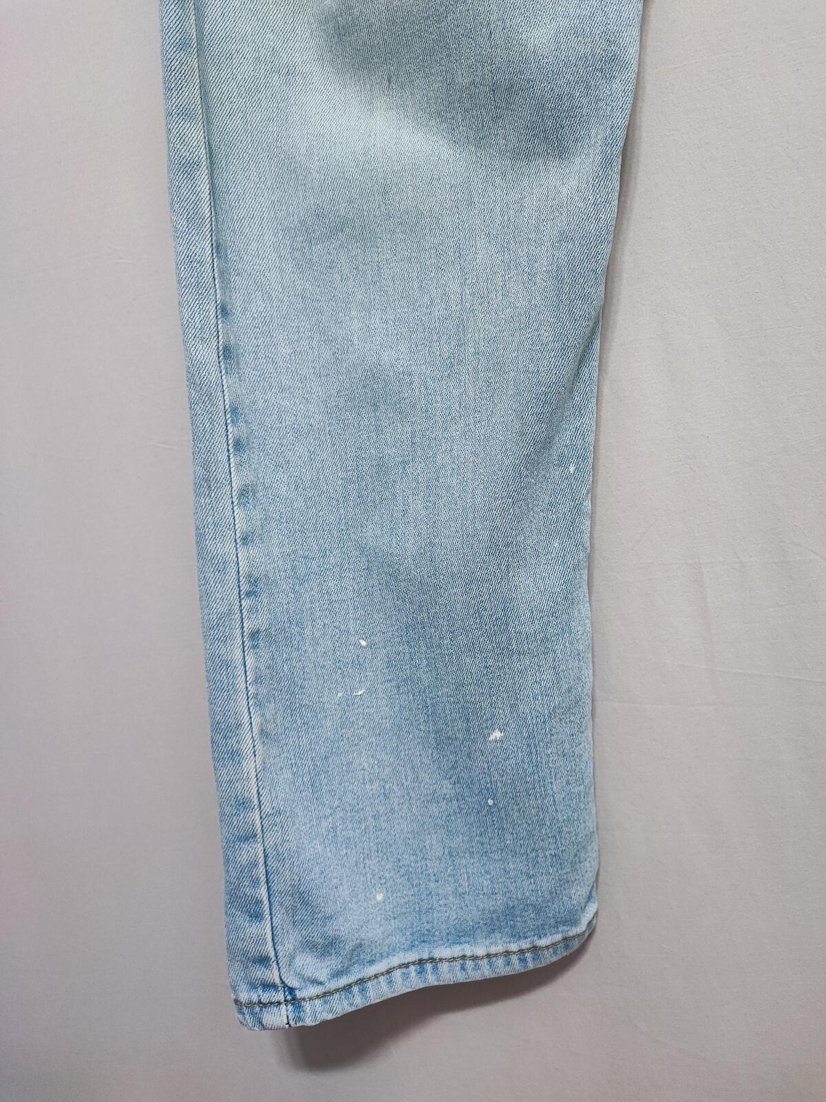 Vintage Levi's 502 Regular Taper Jeans Faded Blue Grunge Skater Men's W38 L31