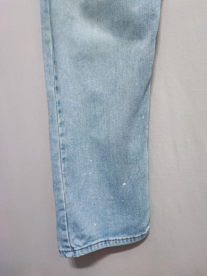 Vintage Levi's 502 Regular Taper Jeans Faded Blue Grunge Skater Men's W38 L31