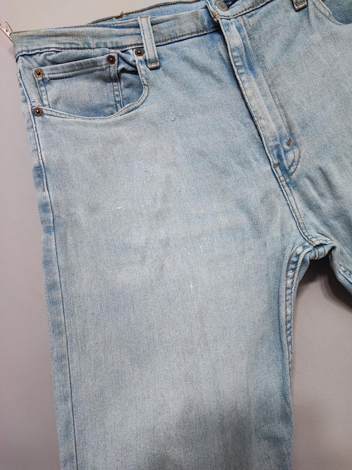 Vintage Levi's 502 Regular Taper Jeans Faded Blue Grunge Skater Men's W38 L31