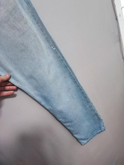 Vintage Levi's 502 Regular Taper Jeans Faded Blue Grunge Skater Men's W38 L31