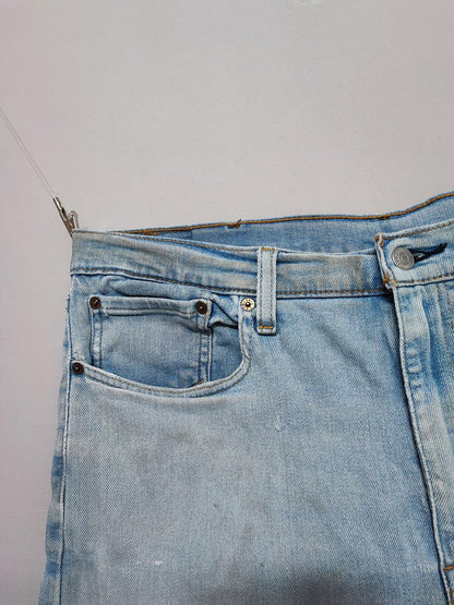 Vintage Levi's 502 Regular Taper Jeans Faded Blue Grunge Skater Men's W38 L31