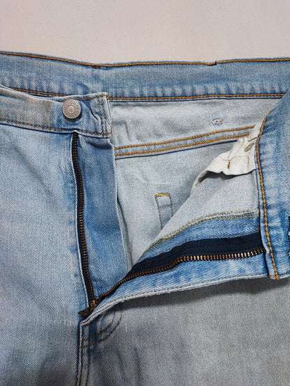 Vintage Levi's 502 Regular Taper Jeans Faded Blue Grunge Skater Men's W38 L31