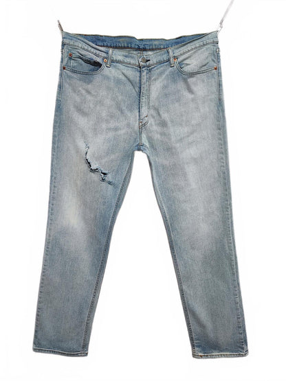 Vintage Levi's 541 Athletic Taper Jeans Faded Light Blue Thrashed Men's W40 L34