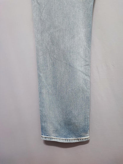 Vintage Levi's 541 Athletic Taper Jeans Faded Light Blue Thrashed Men's W40 L34