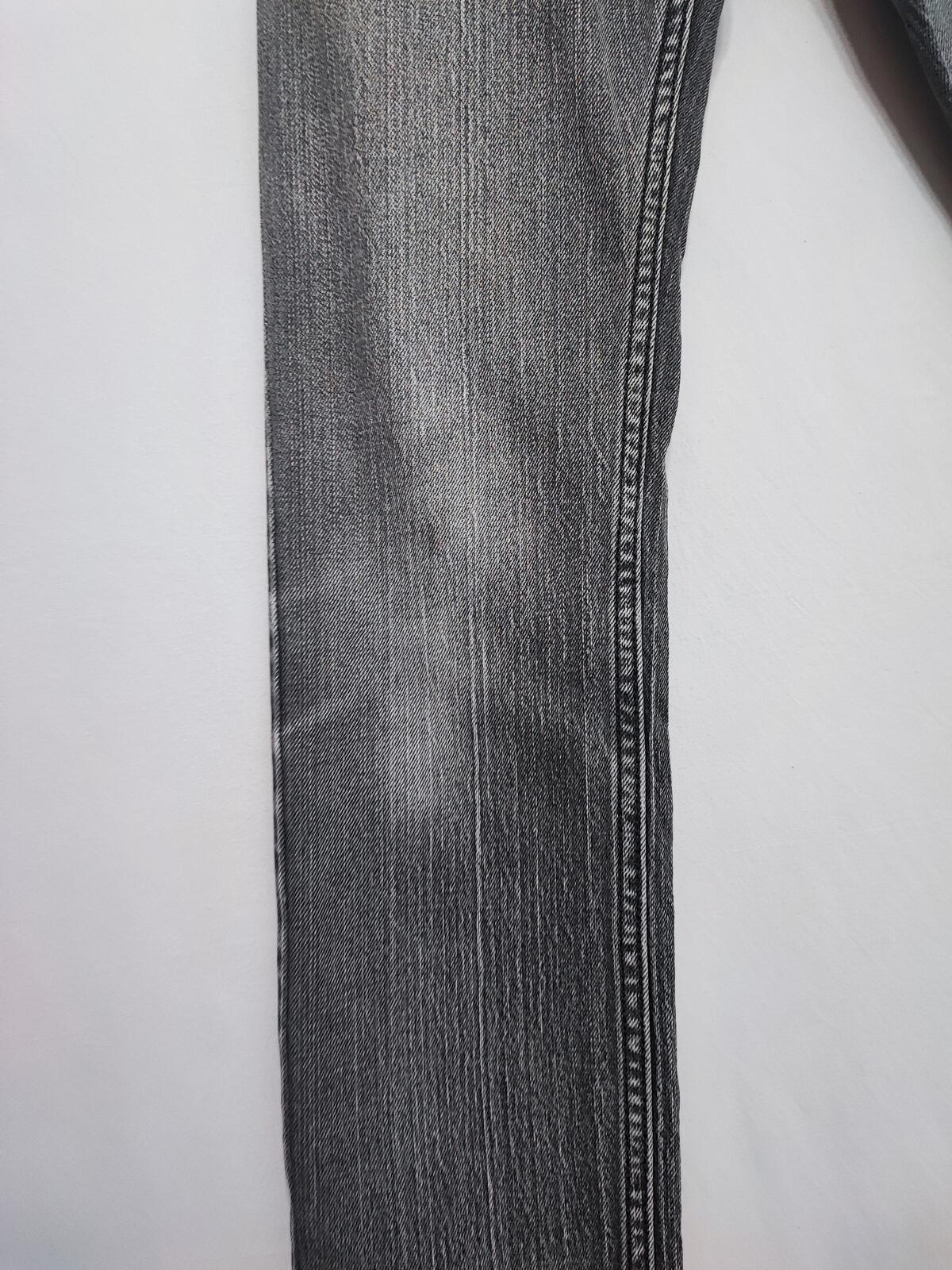 Vintage Levi's 511 Slim Jeans Faded Black Grey Youth Kids Streetwear W26 L26