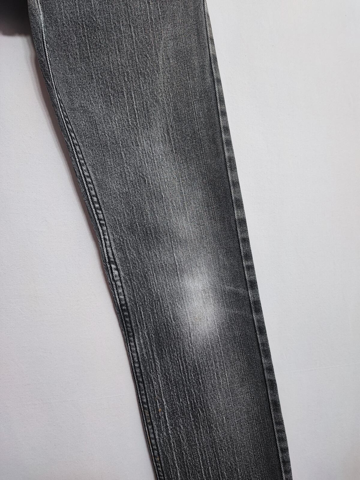 Vintage Levi's 511 Slim Jeans Faded Black Grey Youth Kids Streetwear W26 L26