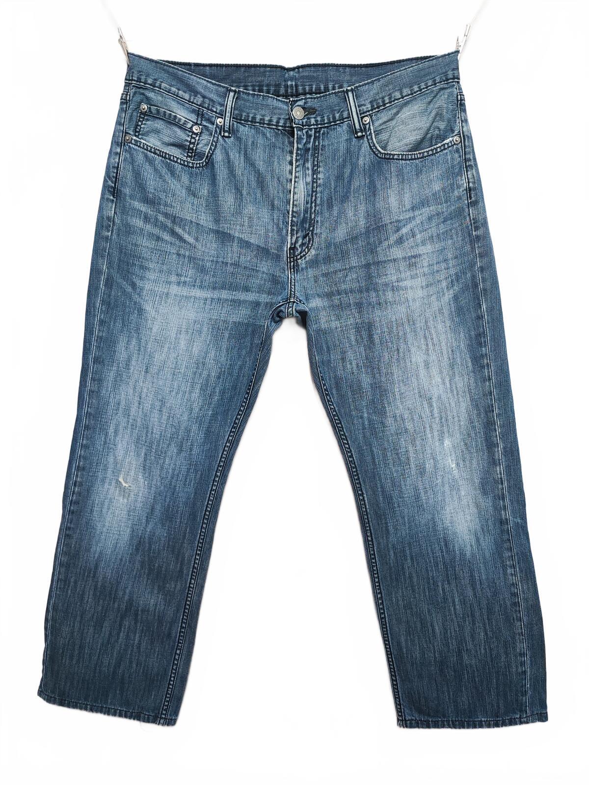 Vintage Levi's Faded Blue Denim Jeans 90s Grunge Skater Men's W36 L28