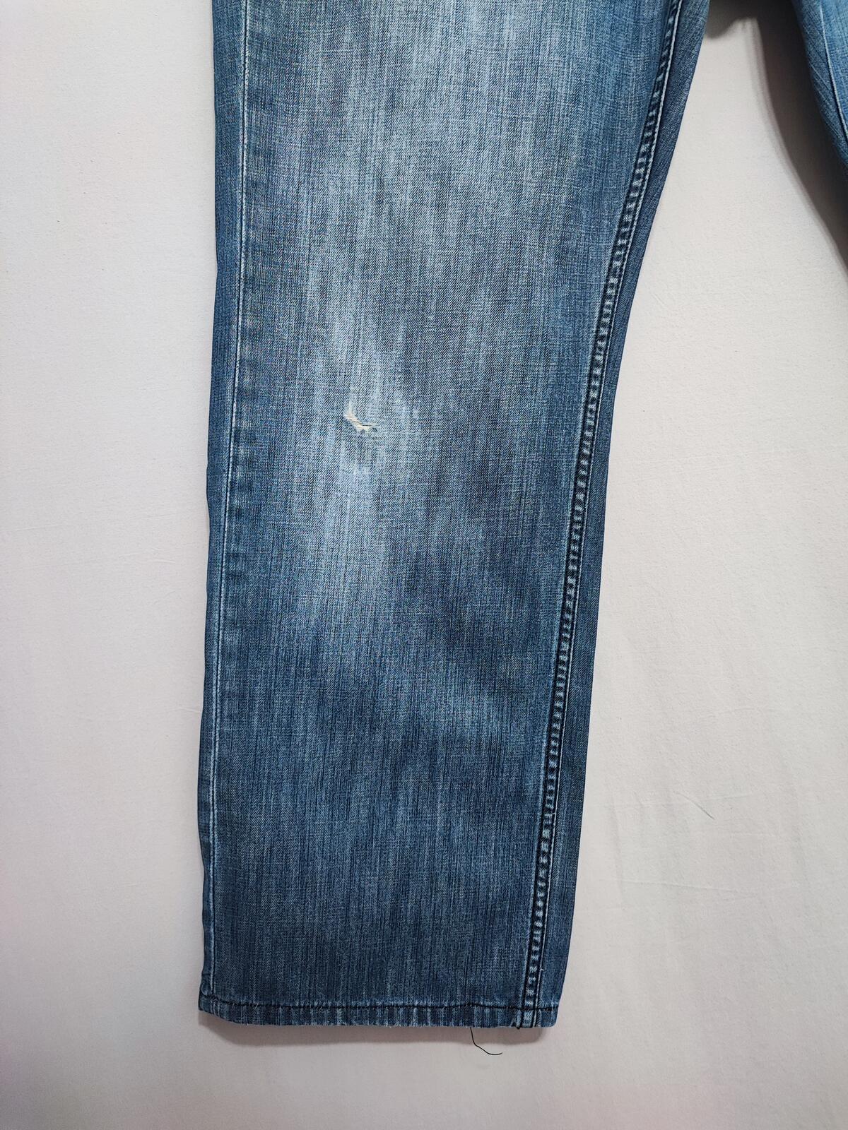 Vintage Levi's Faded Blue Denim Jeans 90s Grunge Skater Men's W36 L28