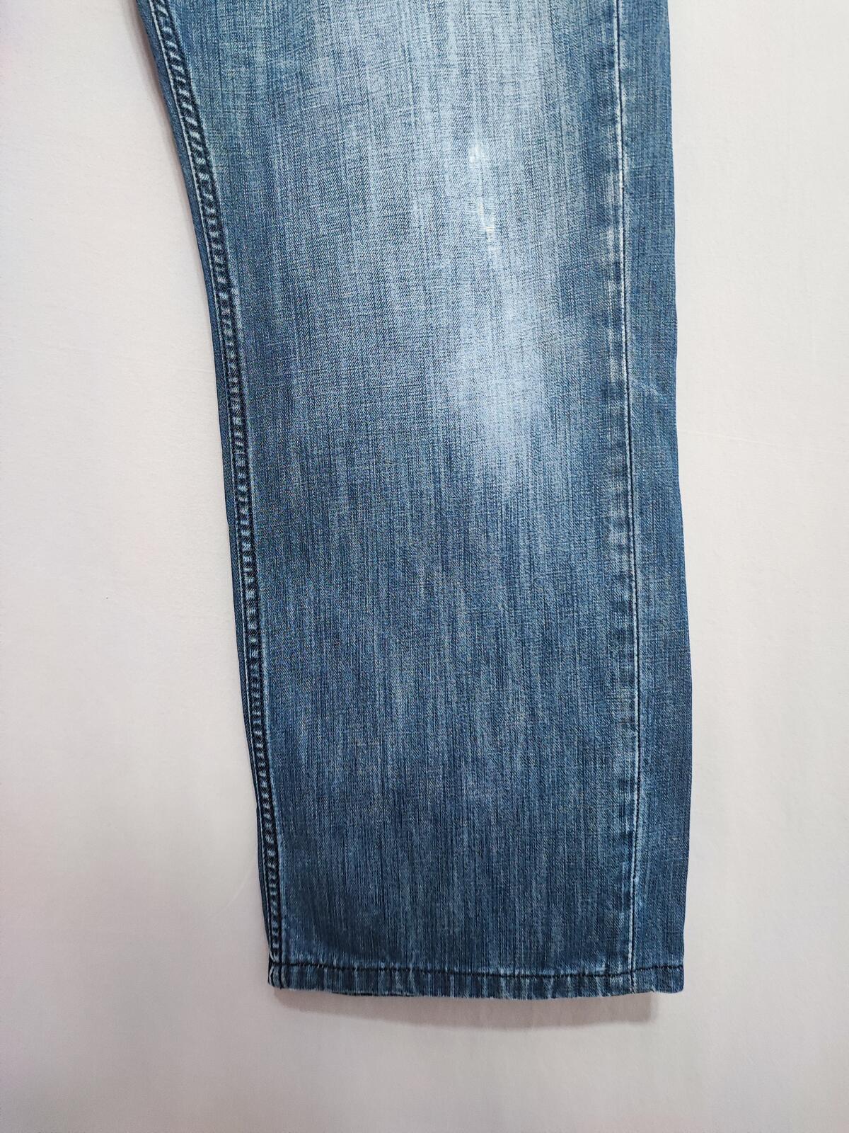 Vintage Levi's Faded Blue Denim Jeans 90s Grunge Skater Men's W36 L28