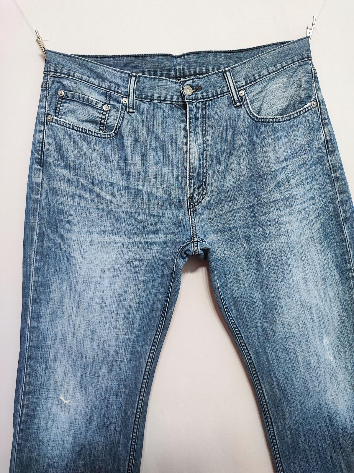 Vintage Levi's Faded Blue Denim Jeans 90s Grunge Skater Men's W36 L28