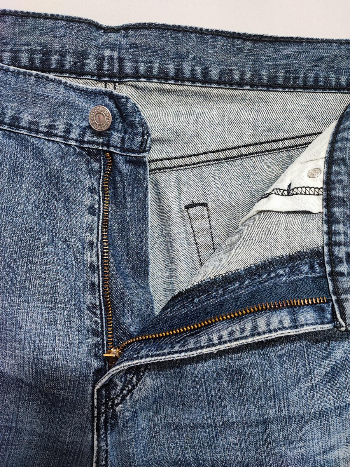 Vintage Levi's Faded Blue Denim Jeans 90s Grunge Skater Men's W36 L28