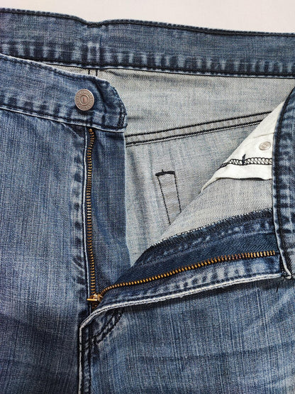 Vintage Levi's Faded Blue Denim Jeans 90s Grunge Skater Men's W36 L28