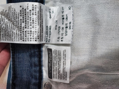 Vintage Levi's Faded Blue Denim Jeans 90s Grunge Skater Men's W36 L28