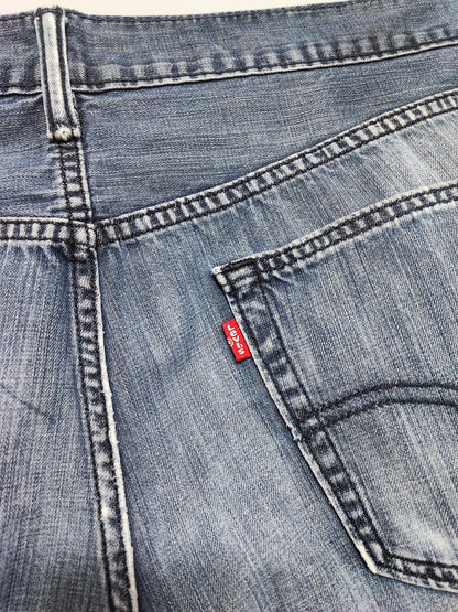 Vintage Levi's Faded Blue Denim Jeans 90s Grunge Skater Men's W36 L28