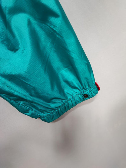 Vintage Columbia Plain Green Ankle Zip Tracksuit Bottoms Joggers Men Size Medium
