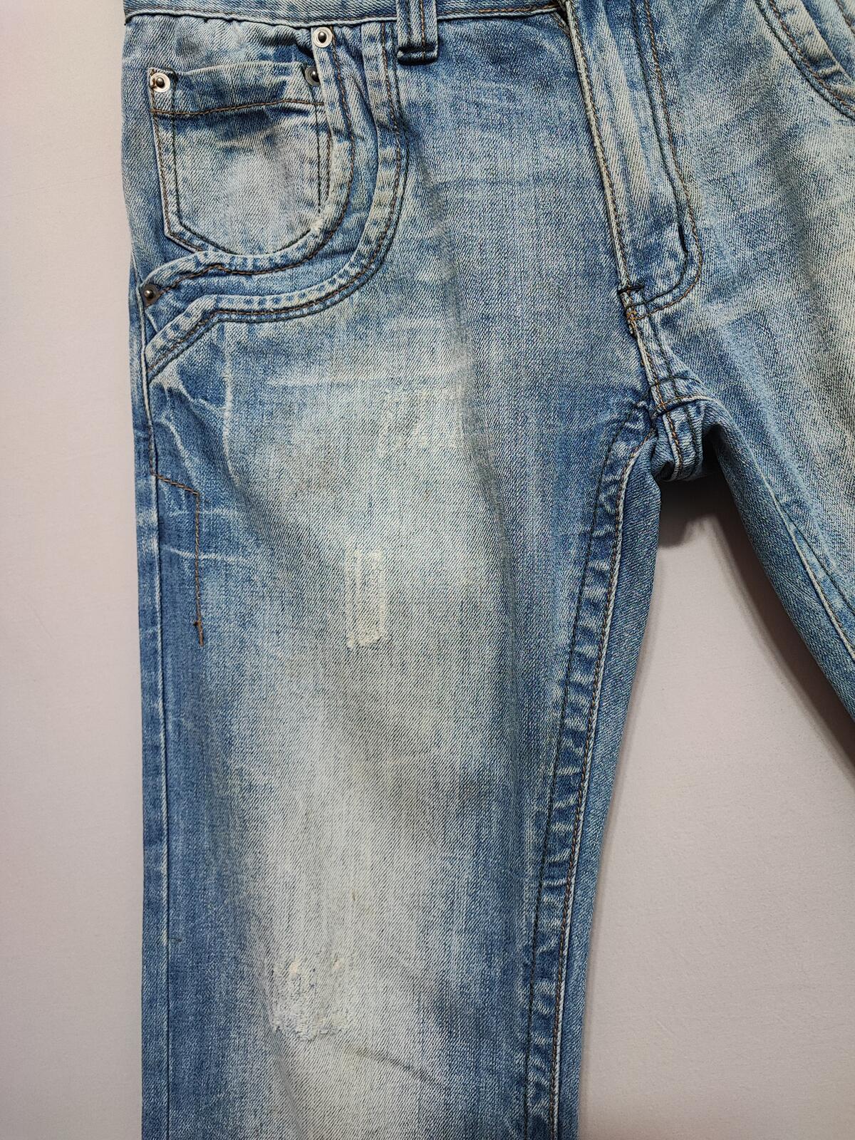 Vintage Denim & Co Faded Blue Regular Fit Jeans Y2K Grunge Skater Men's W32 L30