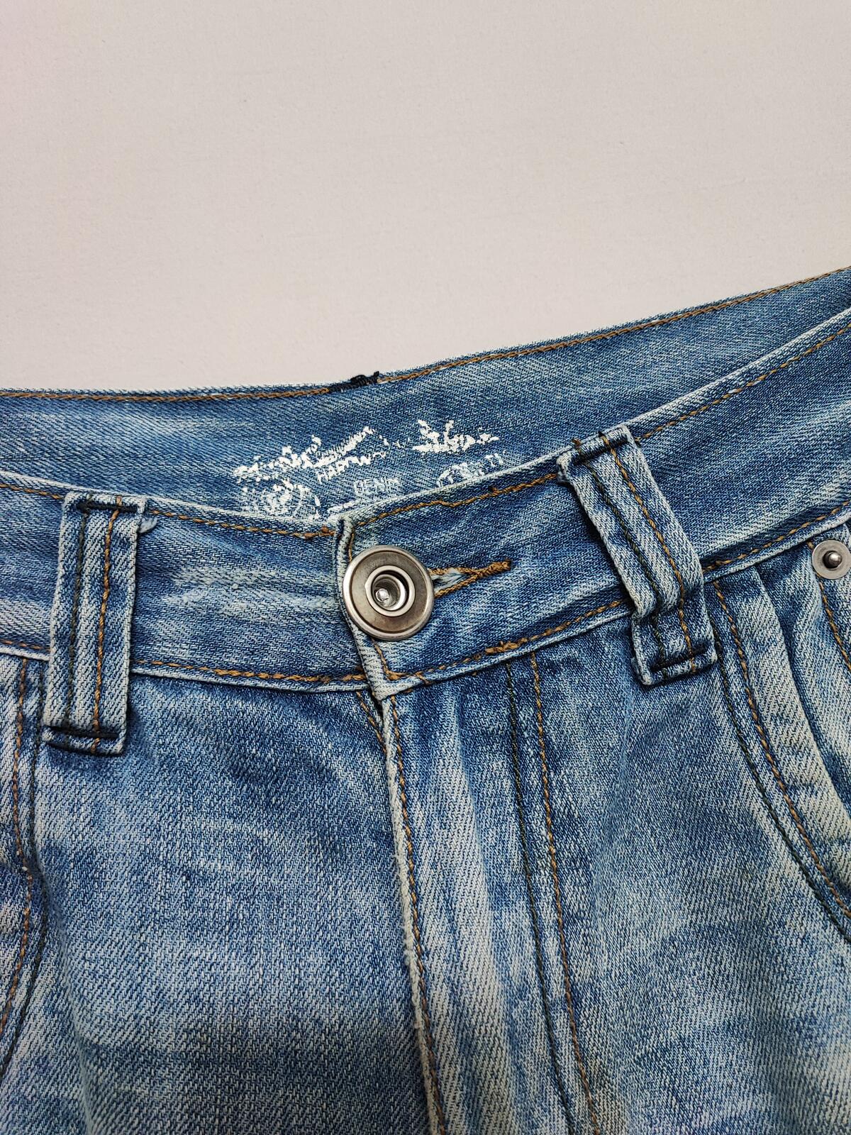 Vintage Denim & Co Faded Blue Regular Fit Jeans Y2K Grunge Skater Men's W32 L30