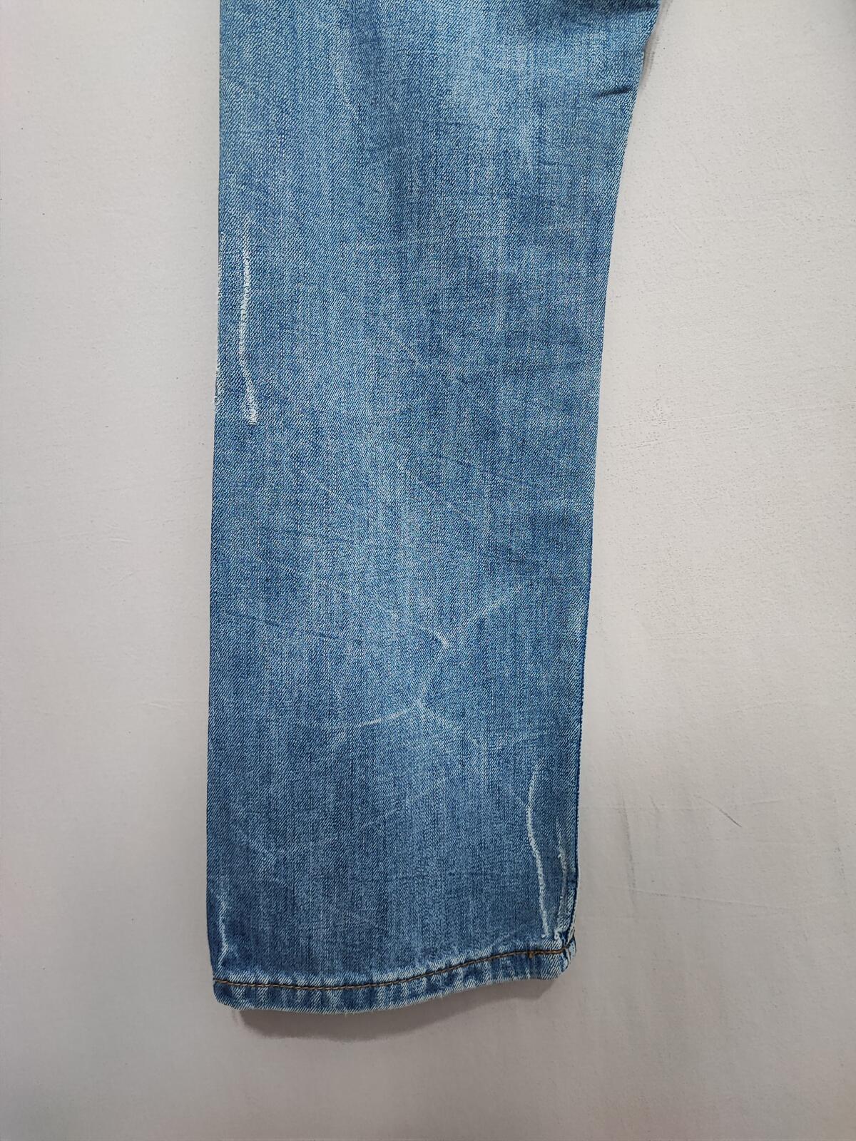 Vintage Denim & Co Faded Blue Regular Fit Jeans Y2K Grunge Skater Men's W32 L30