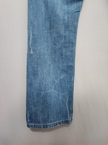 Vintage Denim & Co Faded Blue Regular Fit Jeans Y2K Grunge Skater Men's W32 L30