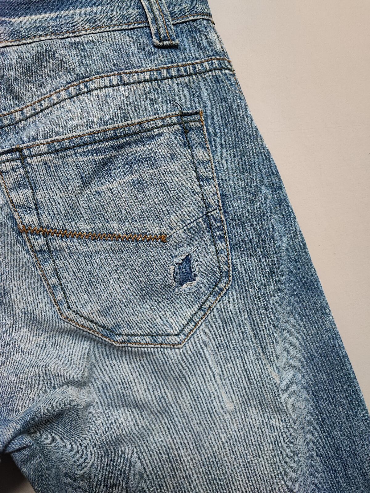 Vintage Denim & Co Faded Blue Regular Fit Jeans Y2K Grunge Skater Men's W32 L30