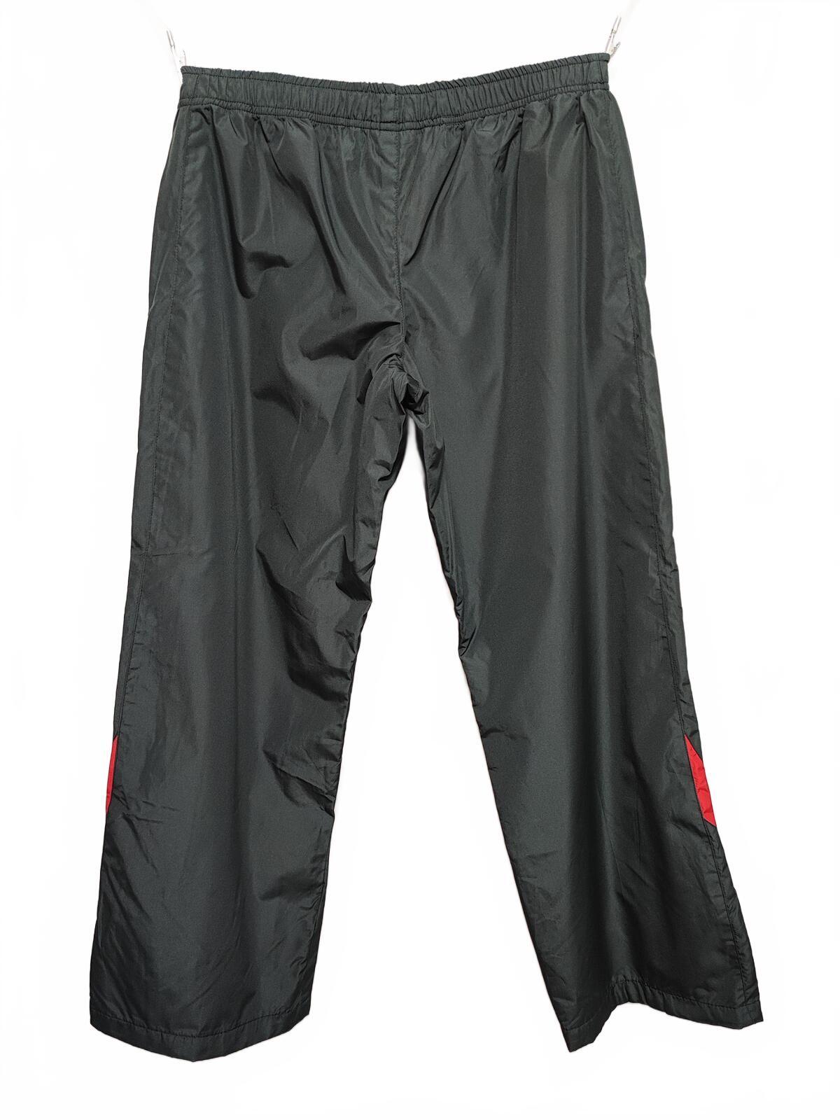 Vintage Champion Tracksuit Bottoms Medium Black Track Pants Shorter Leg Y2K 90s