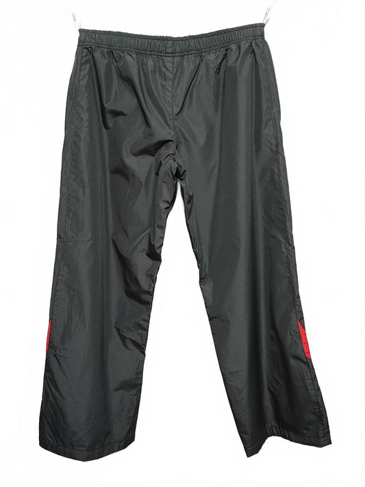 Vintage Champion Tracksuit Bottoms Medium Black Track Pants Shorter Leg Y2K 90s