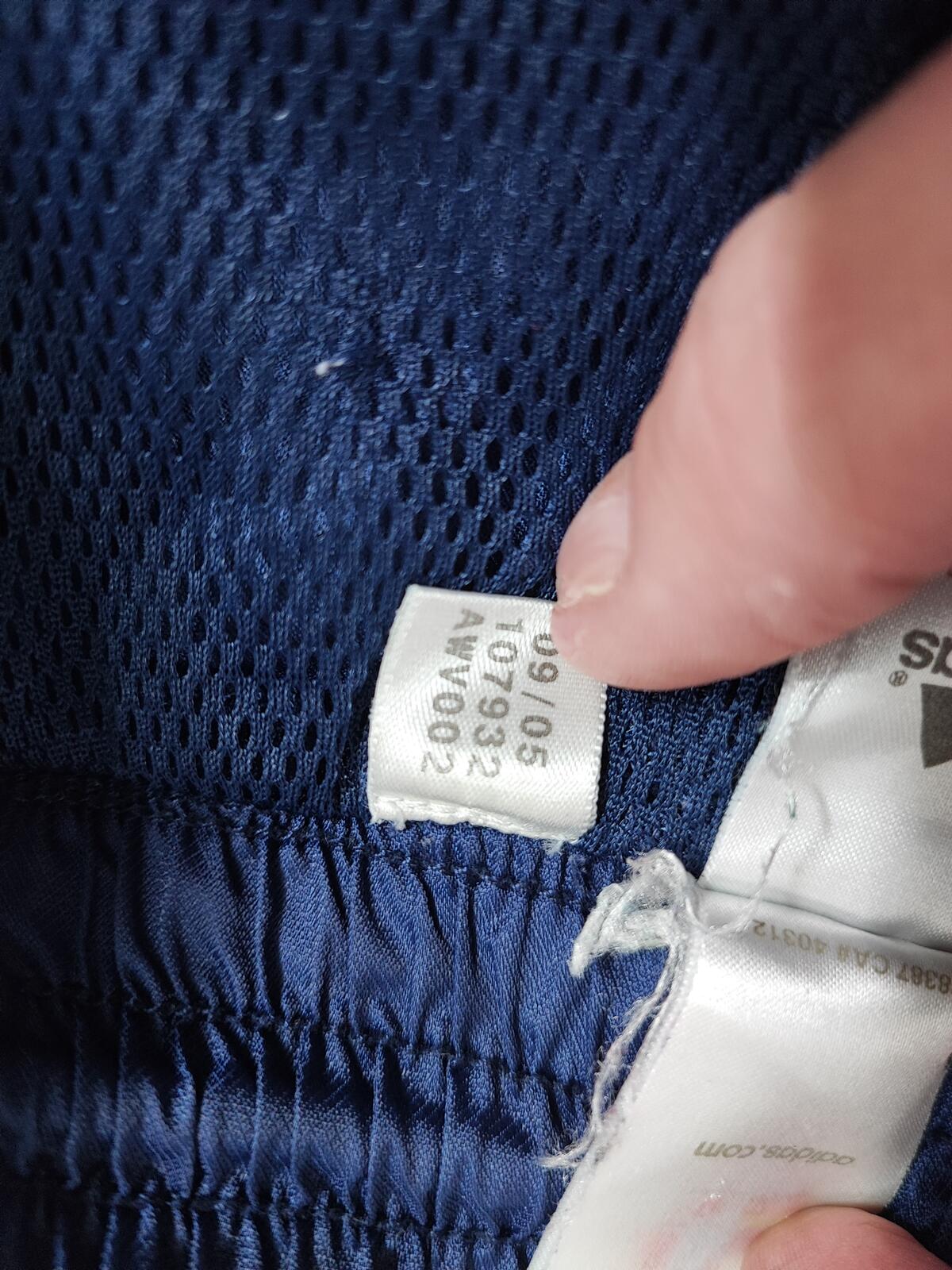 Vintage Adidas Tracksuit Bottoms Small Navy Blue 3 Stripe Track Pants Y2K 90s