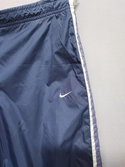 Vintage Nike Shiny Purple Tracksuit Bottoms classic Joggers Women Size 8 10