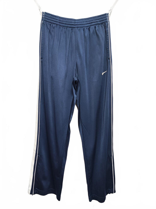 Vintage Nike Basketball Side Stripe Popper Tracksuit Bottoms Joggers Men Size M