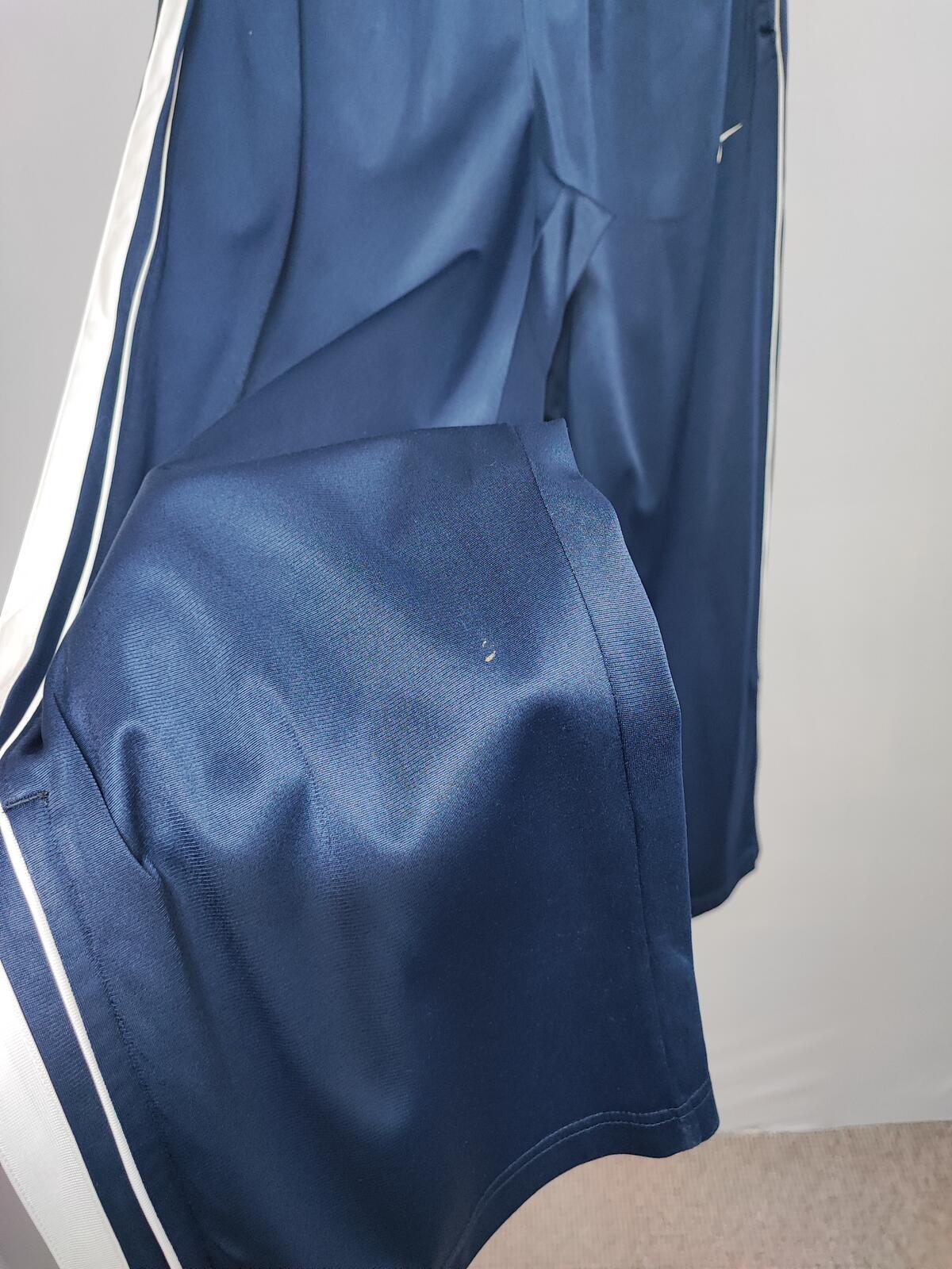 Vintage Nike Basketball Side Stripe Popper Tracksuit Bottoms Joggers Men Size M