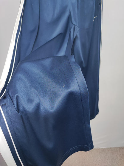 Vintage Nike Basketball Side Stripe Popper Tracksuit Bottoms Joggers Men Size M