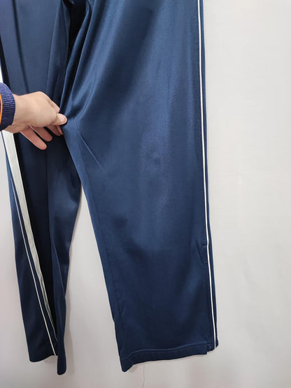 Vintage Nike Basketball Side Stripe Popper Tracksuit Bottoms Joggers Men Size M