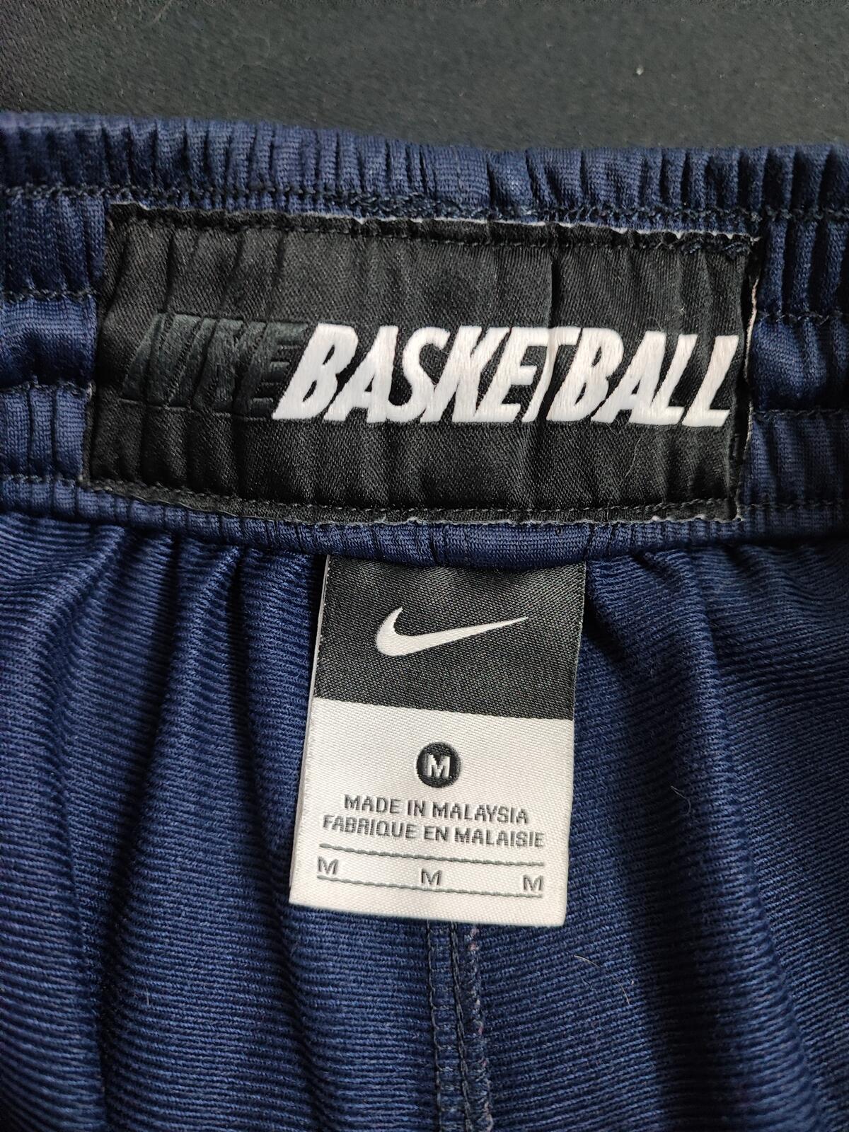 Vintage Nike Basketball Side Stripe Popper Tracksuit Bottoms Joggers Men Size M