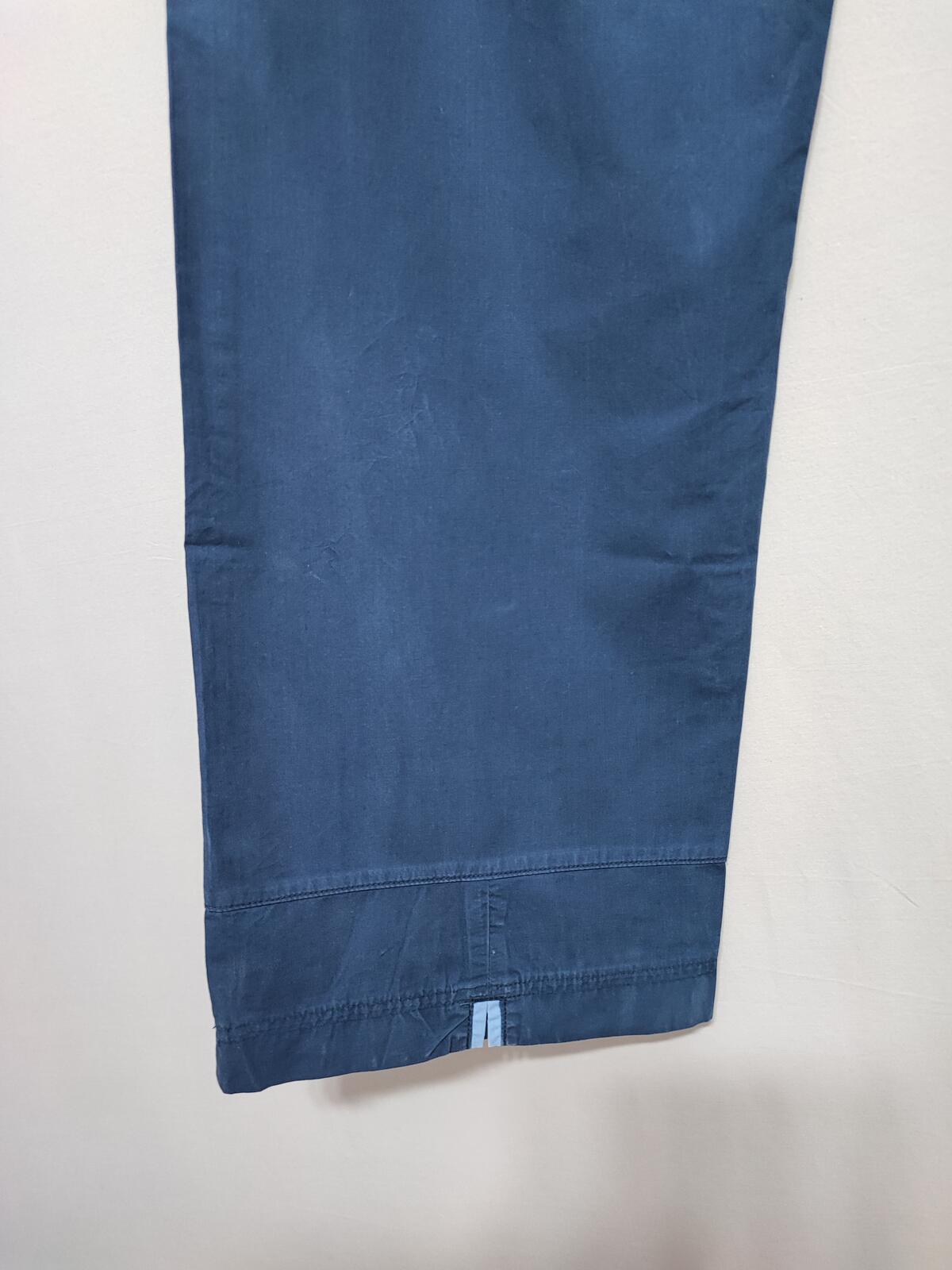 Vintage Nike Embroidered Swoosh Plain Blue Tracksuit Bottoms Joggers Size 10