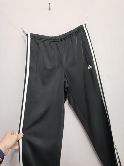 Vintage Adidas 3-Stripe Ankle Zip Tracksuit Bottoms Joggers Men Size Medium