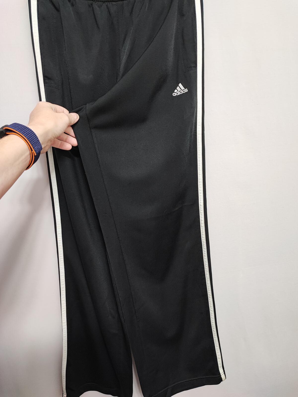Vintage Adidas 3-Stripe Ankle Zip Tracksuit Bottoms Joggers Men Size Medium