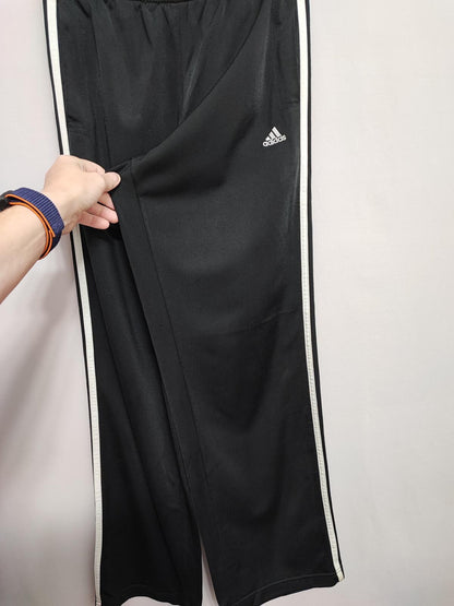 Vintage Adidas 3-Stripe Ankle Zip Tracksuit Bottoms Joggers Men Size Medium
