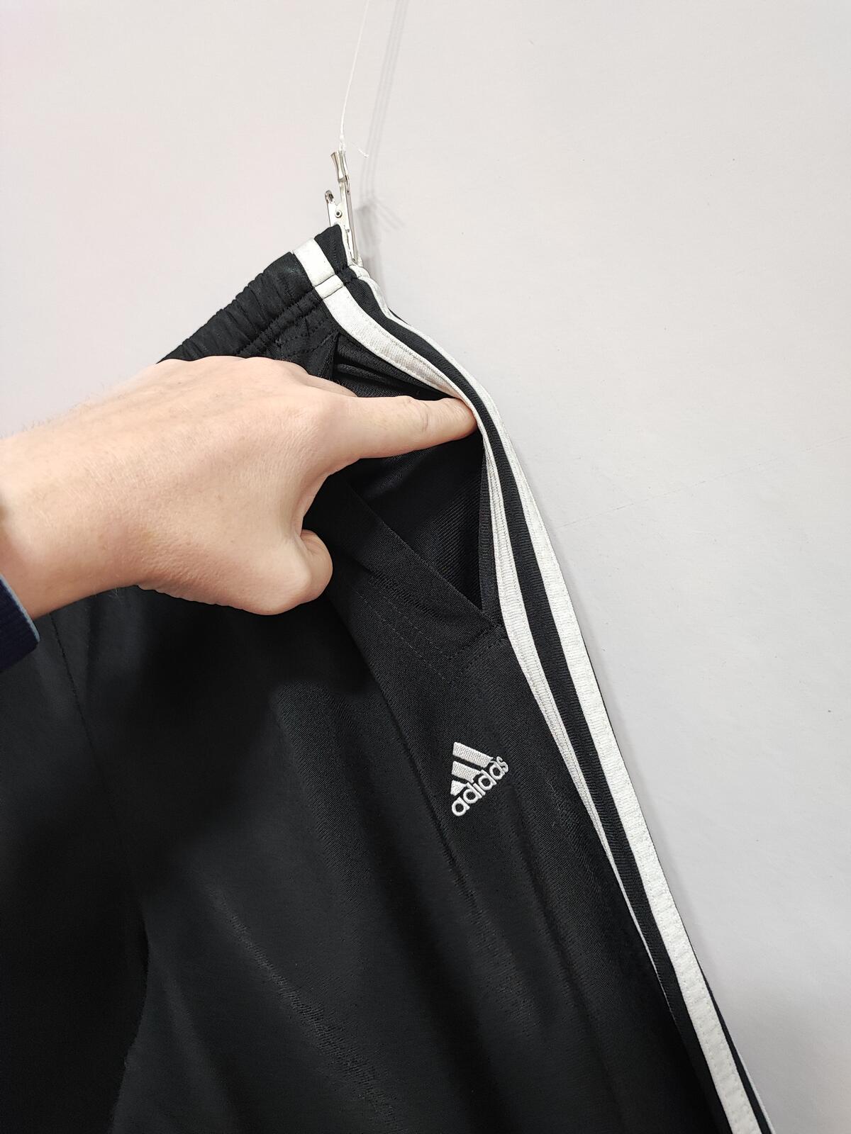 Vintage Adidas 3-Stripe Ankle Zip Tracksuit Bottoms Joggers Men Size Medium