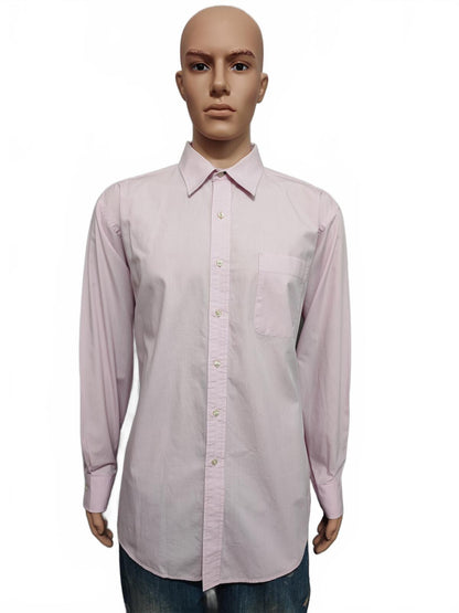 Vintage Tommy Hilfiger Plain Long Sleeve Button Down Shirt Pink Men's Size XL